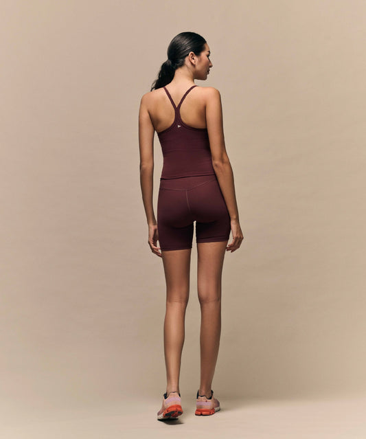 NOOR Tank Bra - Burgundy
