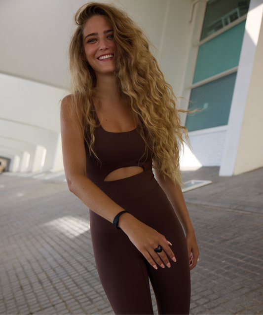 Embrace It Jumpsuit - Brown