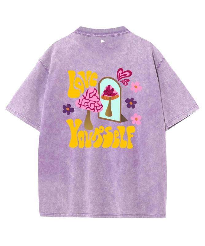 IKASU - Love Yourself T-Shirt - Purple