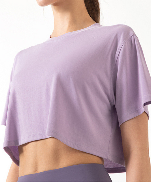 IKASU - Como Crop Top - Purple