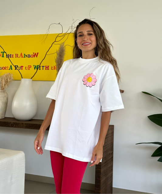 Flower T-Shirt - White