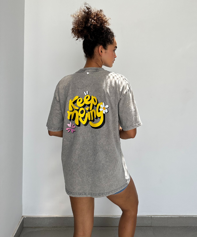 IKASU - Keep Moving T-Shirt - Grey