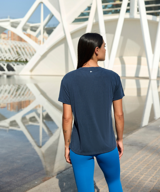 IKASU - Porto T-Shirt - Navy Blue