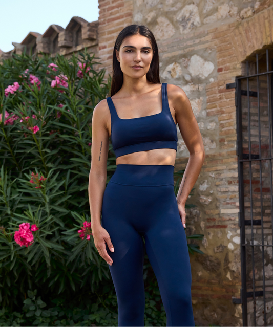 IKASU - Sardinia Sports Bra - Navy Blue