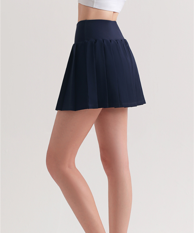 IKASU - Advantage Tennis Skirt - Navy Blue