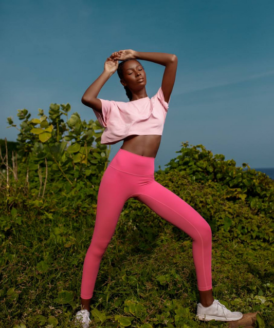 IKASU - Como Crop Top - Pink
