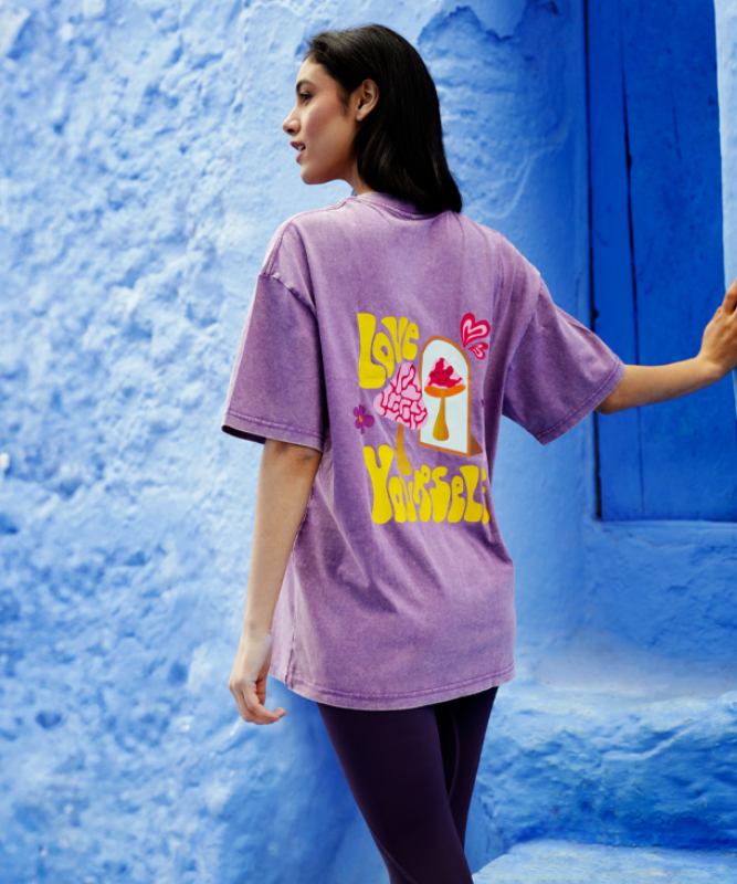 IKASU - Love Yourself T-Shirt - Purple