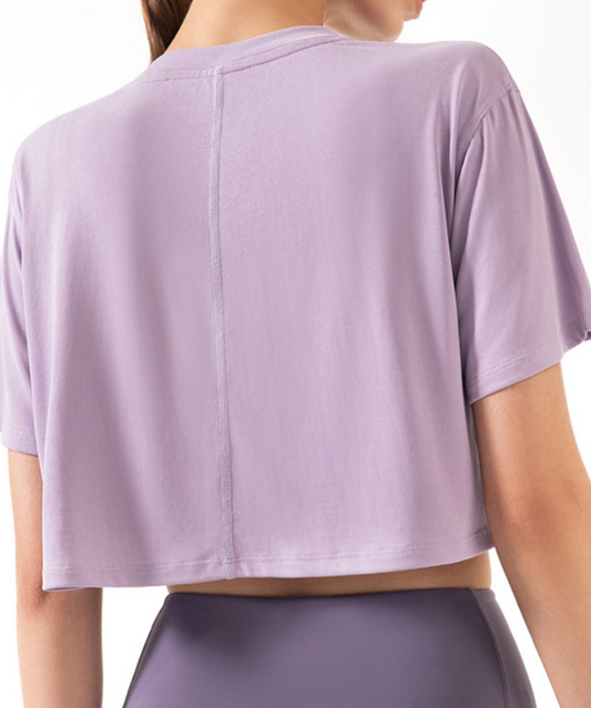 IKASU - Como Crop Top - Purple