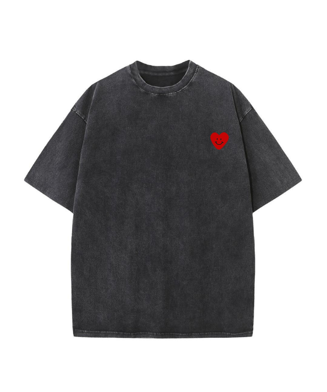 IKASU - Be Gentle With Your Heart T-Shirt - Black