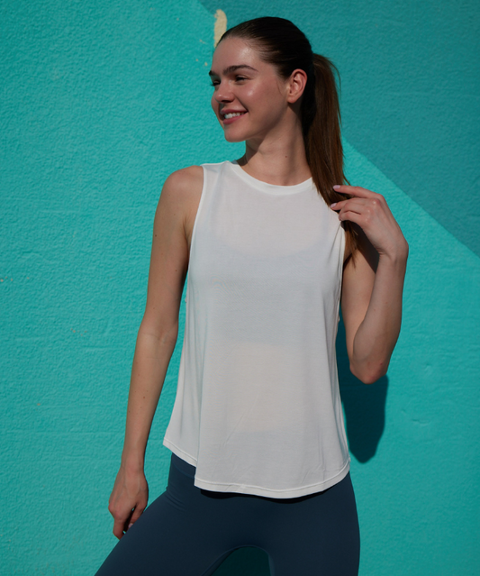 IKASU - Goa Tank Top - White