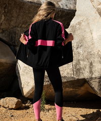 IKASU - Nirvana Jacket - Black & Pink