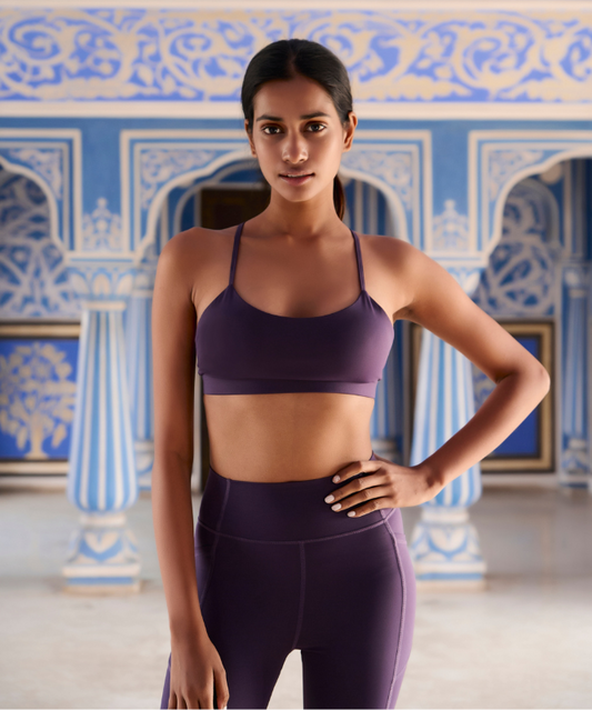 IKASU - Palermo Sports Bra - Deep Purple