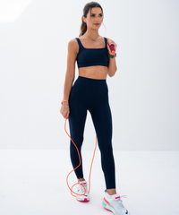 IKASU - Sardinia Sports Bra - Navy Blue