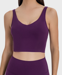 Valencia Sports Bra - Aubergine