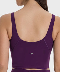 Valencia Sports Bra - Aubergine